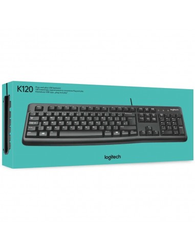 Клавиатура Logitech K120 USB с БДС...